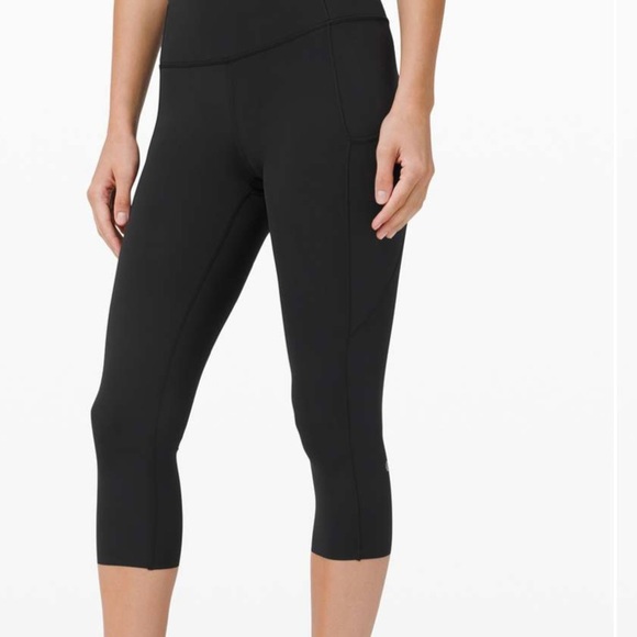 COPY - Lululemon Fast and Free Crop II 19" *Non-Reflective Cool 4 - Picture 2 of 10